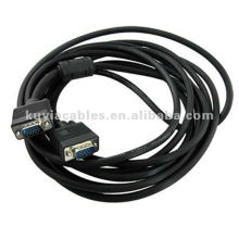 5M cabo VGA HD15 macho para macho preto para LCD de computador